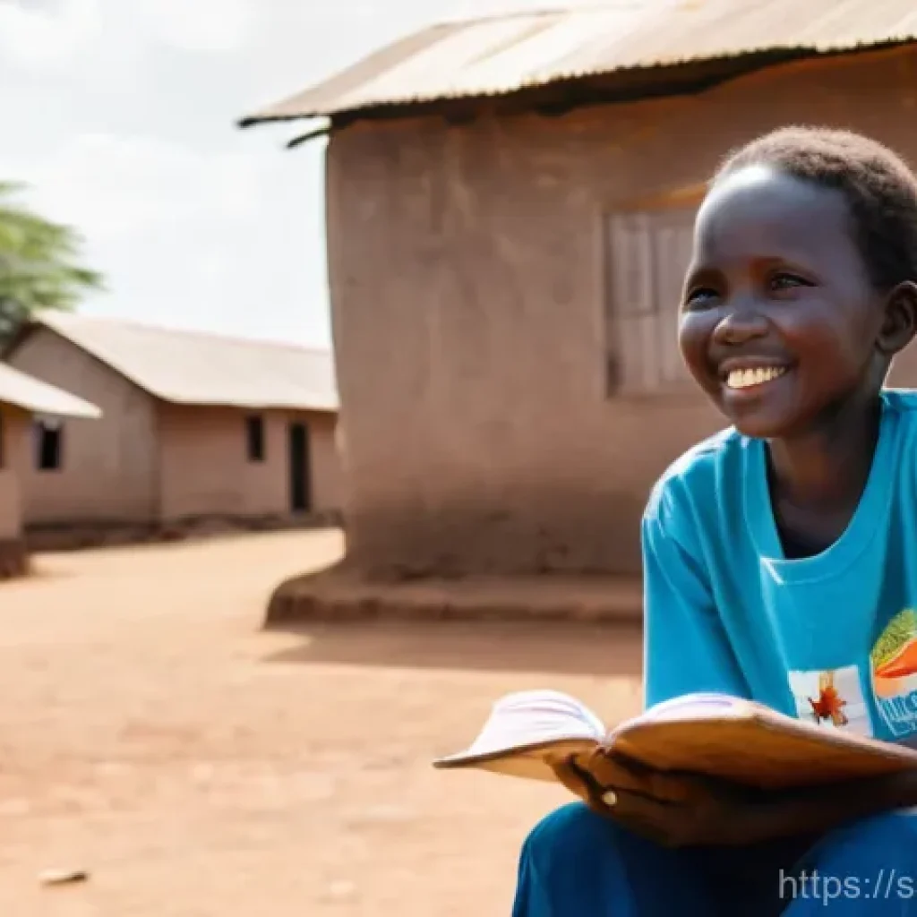 남수단의 문학 작품과 작가 - **A Compassionate Writer in South Sudan Village:** A warm and empathetic female writer, in her late ...