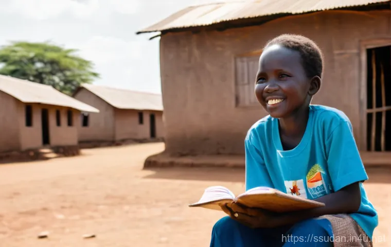 남수단의 문학 작품과 작가 - **A Compassionate Writer in South Sudan Village:** A warm and empathetic female writer, in her late ...