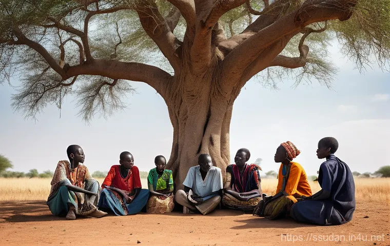 남수단의 문학 작품과 작가 - **Hope and Healing in a South Sudanese Clinic:** A bustling but orderly scene inside a simple, well-...
