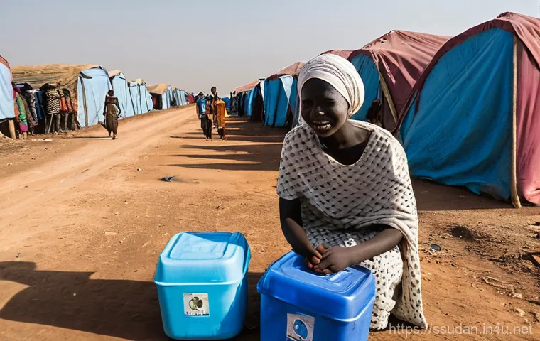 남수단과 수단 국경 문제 - **Prompt: An intricate illustration of the oil-rich Abyei region, serving as a symbol of the ongoing...